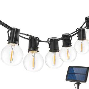 Guirnalda Solar Luces 20 Led 7 M Calida Navidad Decoracion Guirnalda Solar Luces 20 Led 7 M Calida Navidad Decoracion