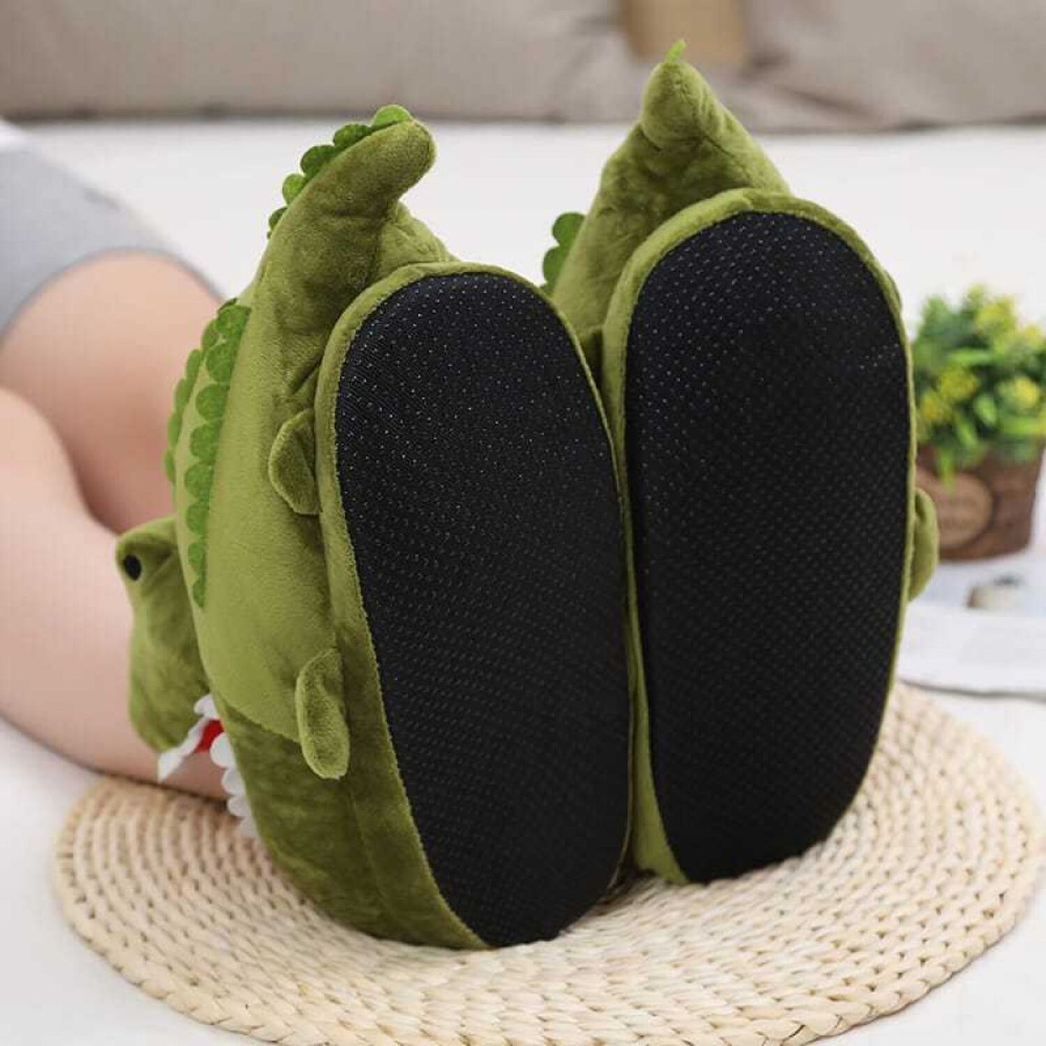 Pantuflas Divertida 3d Cocodrilo image number 2.0