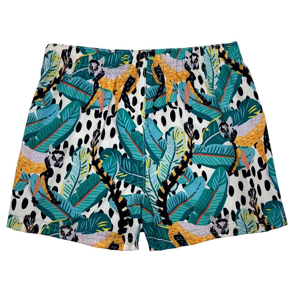 Traje De Baño Estampado Animales Short Niño image number 1.0