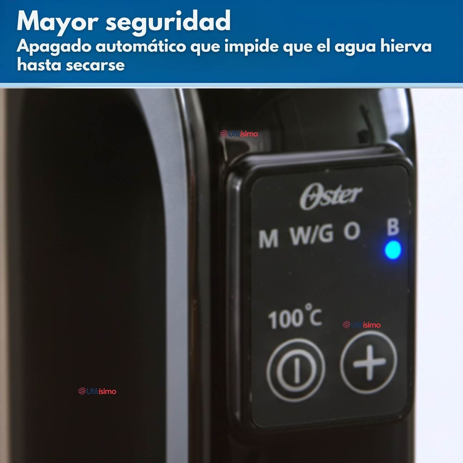 Hervidor El&eacute;ctrico Oster 1.7 Lt Control De Temperatura Bvstkt8970 image number 8.0