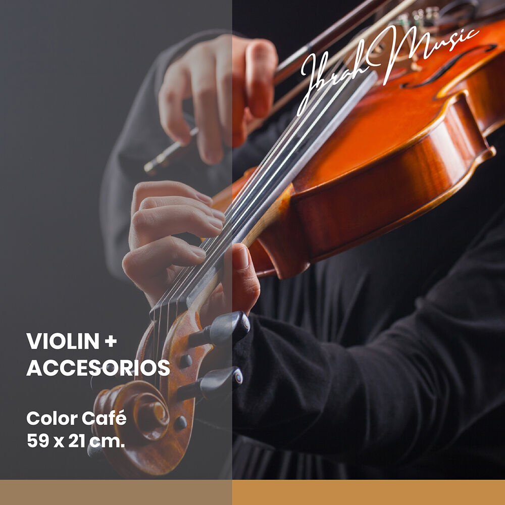 Violin 4/4 Acustico Ibrah Music Estuche Y Arco + Accesorios image number 8.0
