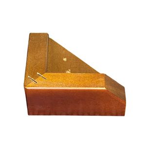 Kit 4 Patas Tipo L - Altura 4.5 Cm (caoba)