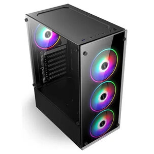 Gabinente Gamer Stormbyte Atx / M-atx / Micro Atx/ + Fuente 500w + 3 Ventiladores Rgb Gabinente Gamer Stormbyte Atx / M-atx / Micro Atx/ + Fuente 500w + 3 Ventiladores Rgb