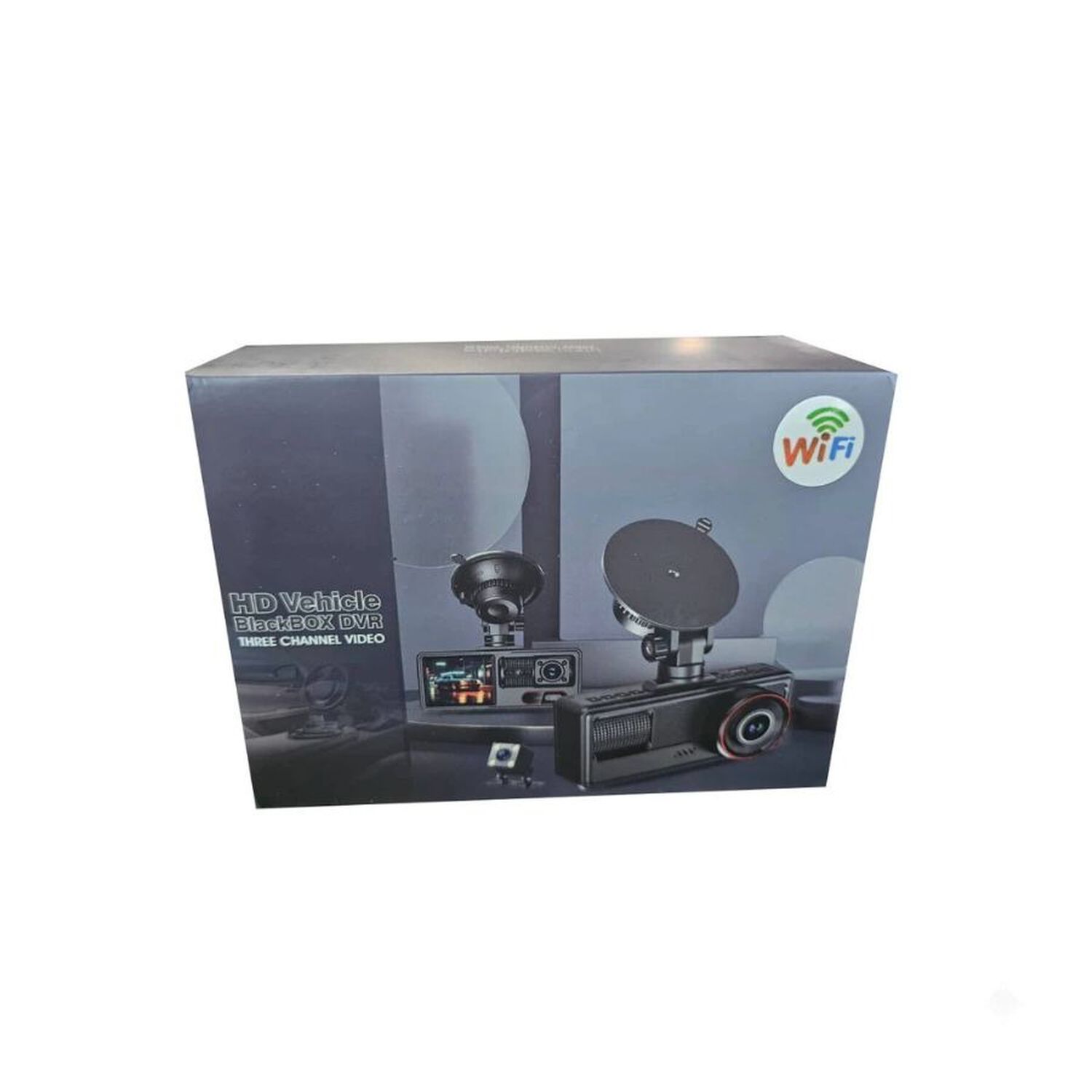 C&aacute;mara Para Auto Dashcam 3 V&iacute;as Wifi Full Hd Seguridad image number 1.0