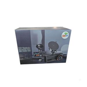 C&aacute;mara Para Auto Dashcam 3 V&iacute;as Wifi Full Hd Seguridad