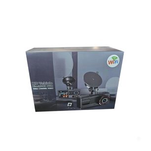 C&aacute;mara Para Auto Dashcam 3 V&iacute;as Wifi Full Hd Seguridad