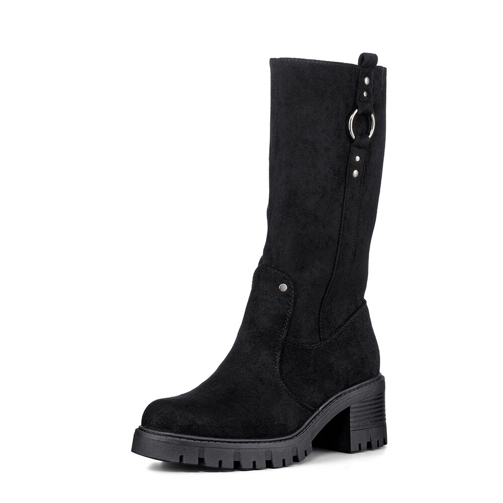 Botas Largas Casual De Gamuza Vintage Mujer Weide Hx513 image number 0.0