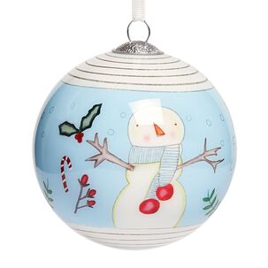 Pelota De Navidad Azul