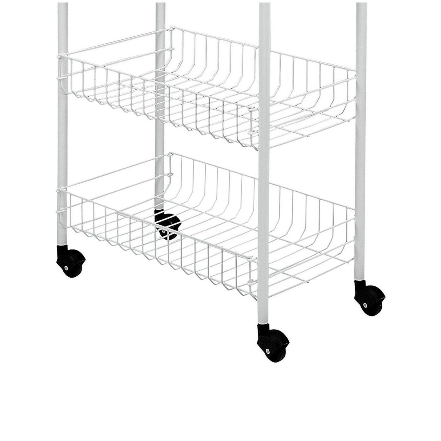 Organizador Cocina Metal Blanco Ruedas 61 X 27 Cm image number 2.0