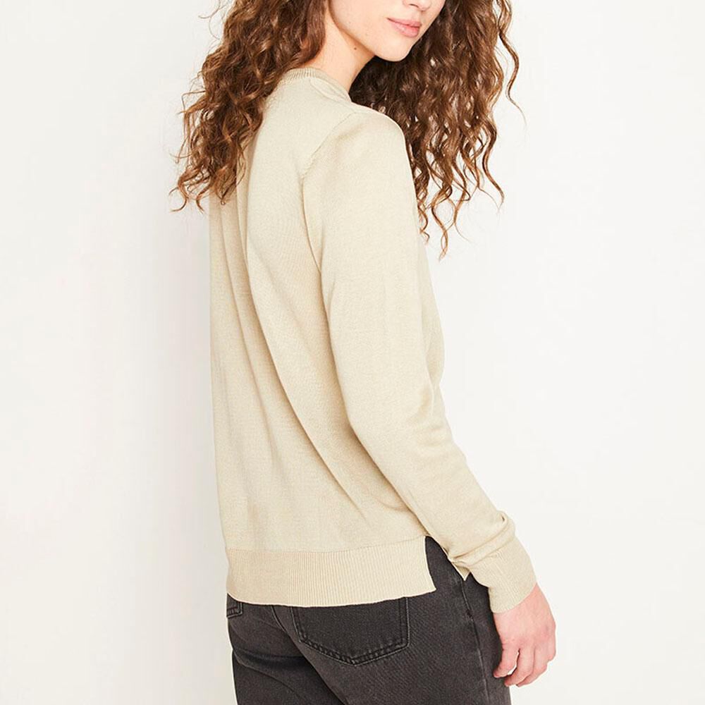 Sweater Texto Regular Fit Cuello Redondo Mujer Freedom image number 2.0