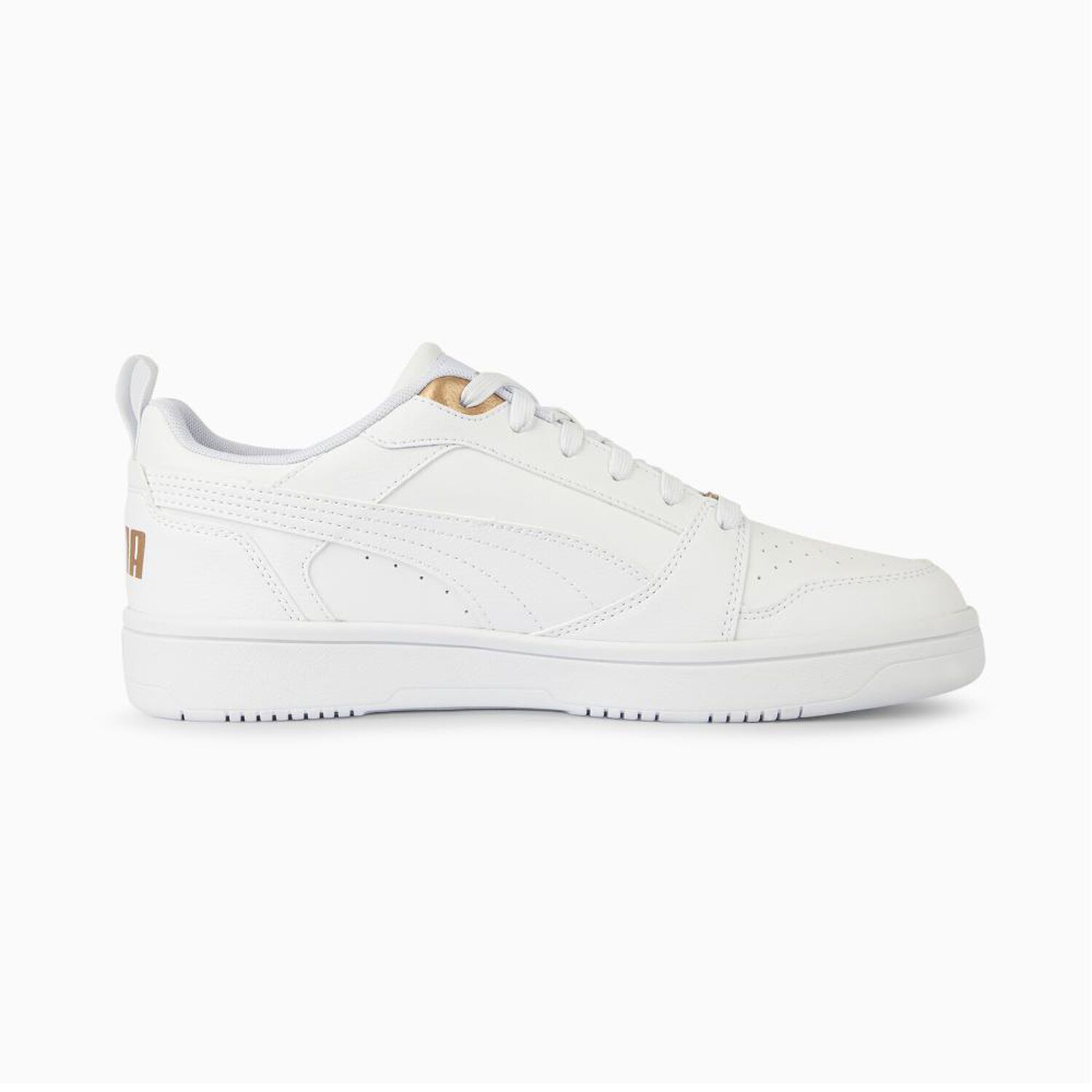Zapatilla Urbana Mujer Puma Rebound V6 Low Bling Blanco image number 2.0