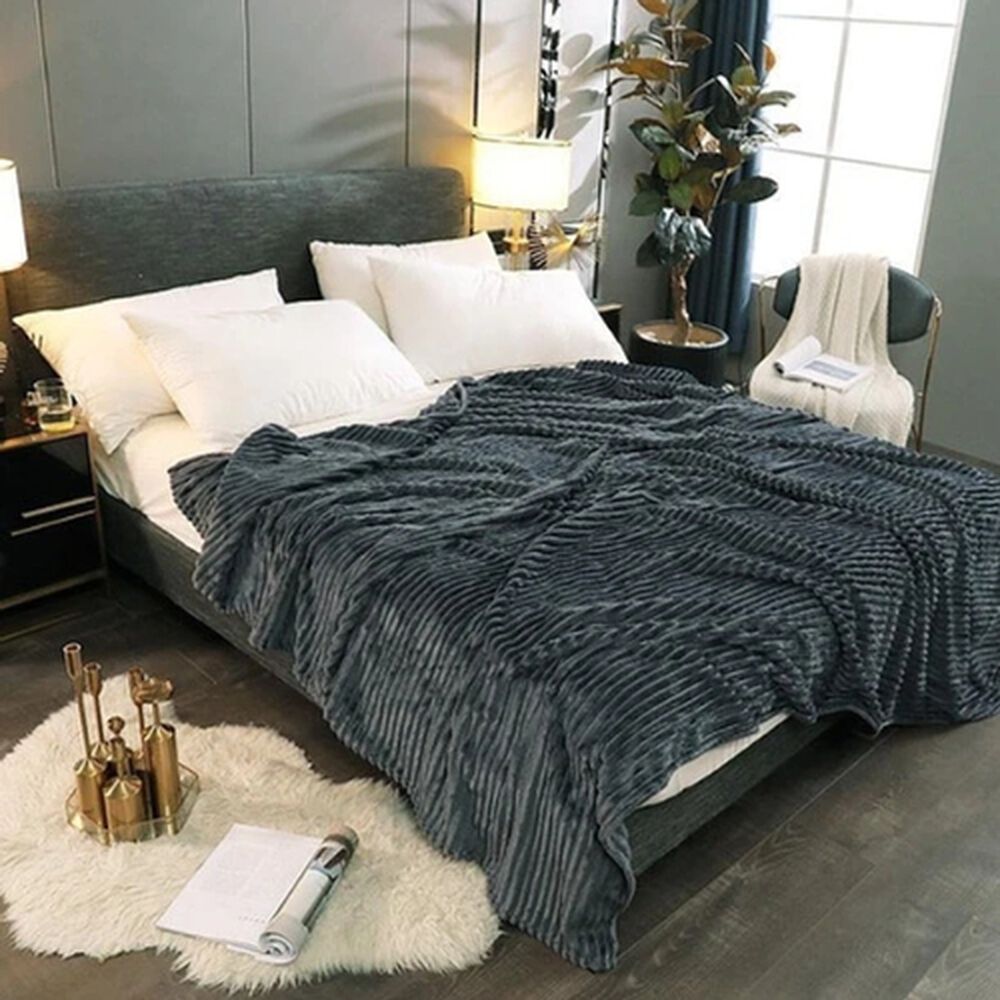 Manta Gruesa Frazada Polar Suave Ropa Cama 150 X 200 Sherpa image number 2.0