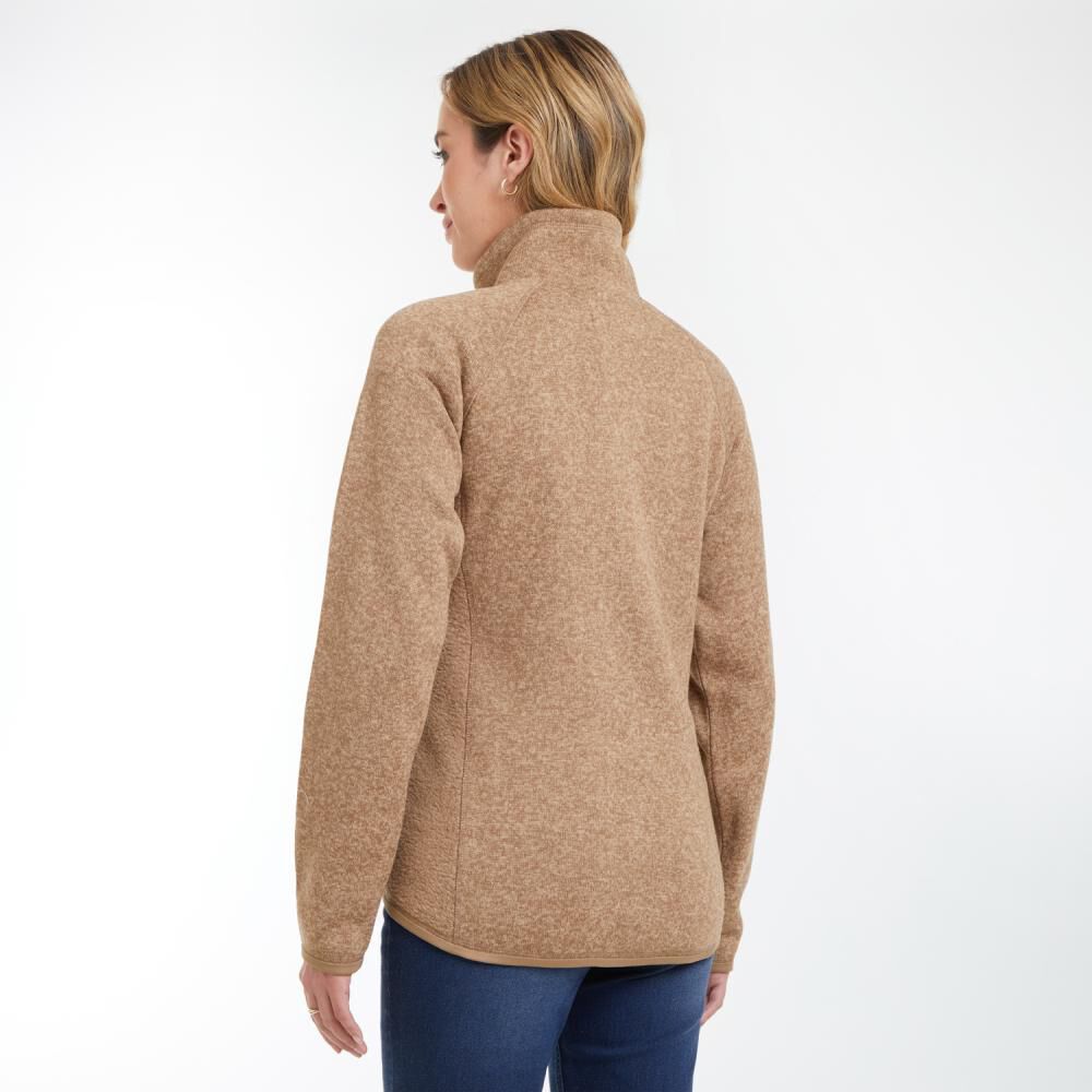 Poler&oacute;n B&aacute;sico Regular Cuello Alto Mujer Geeps image number 3.0