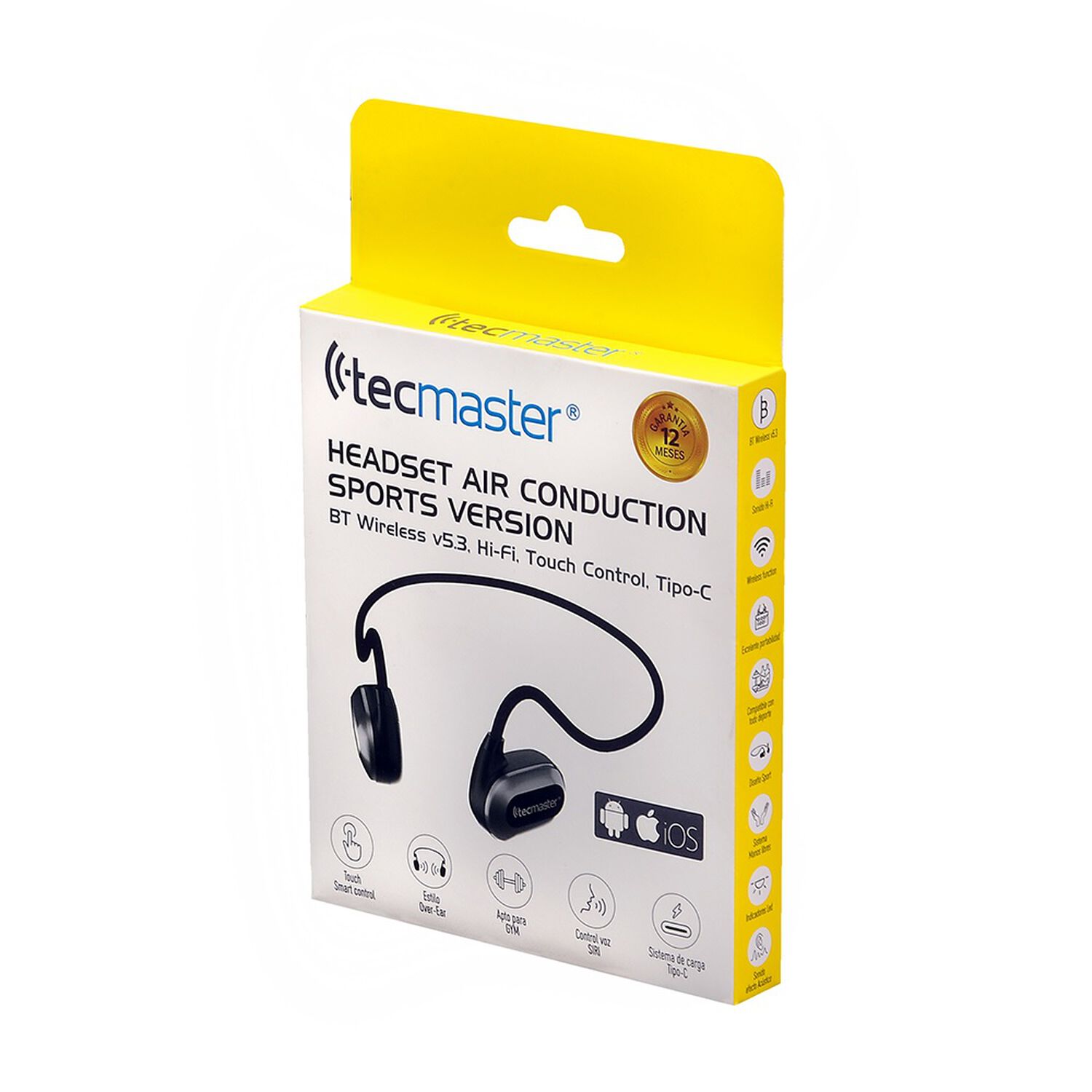 Audifono Deportivo Sport Bluetooth Touch V53 Hi-fi Tipo C image number 2.0