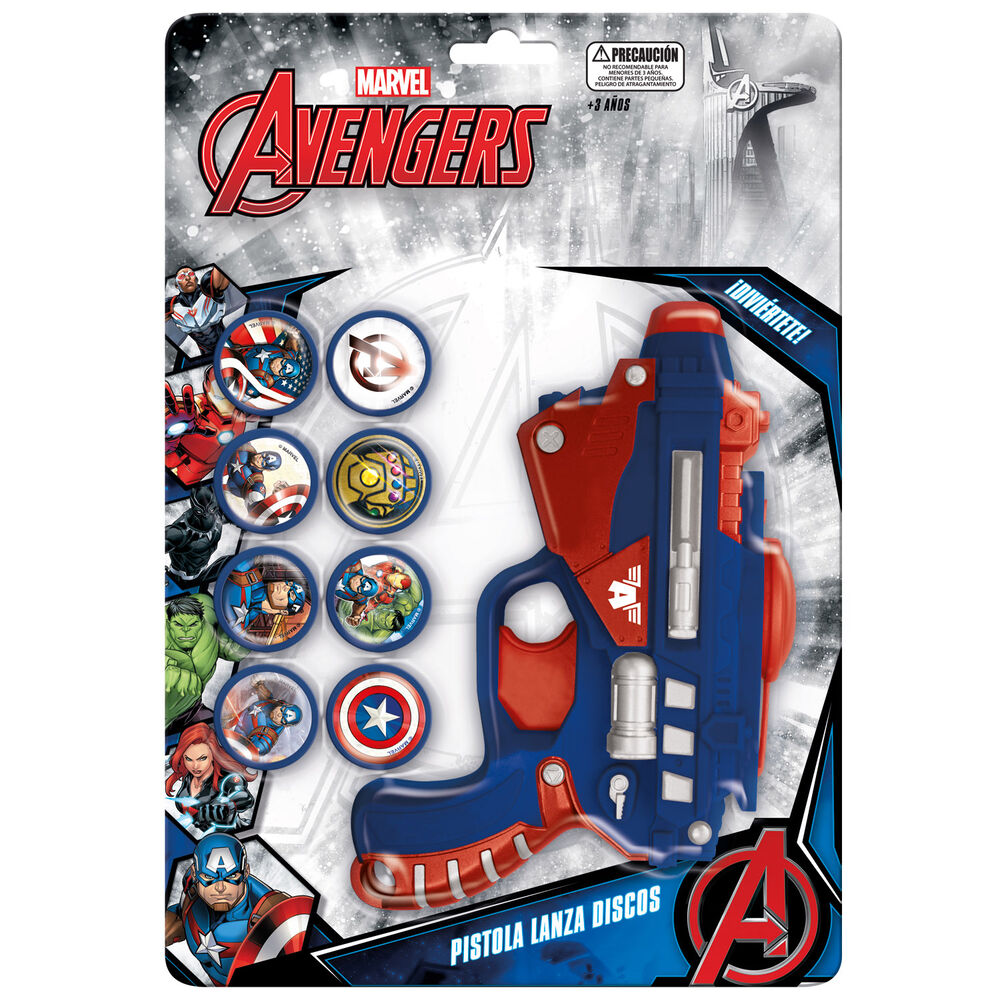 Pistola Lanza Disco Avengers Marvel Pronobel image number 2.0