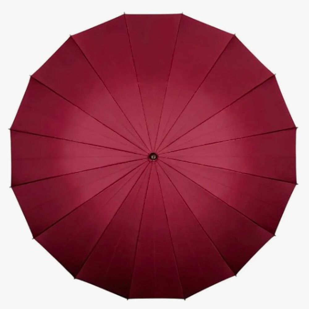 Paraguas Lluvia Grande 16 Varillas Burdeo image number 2.0