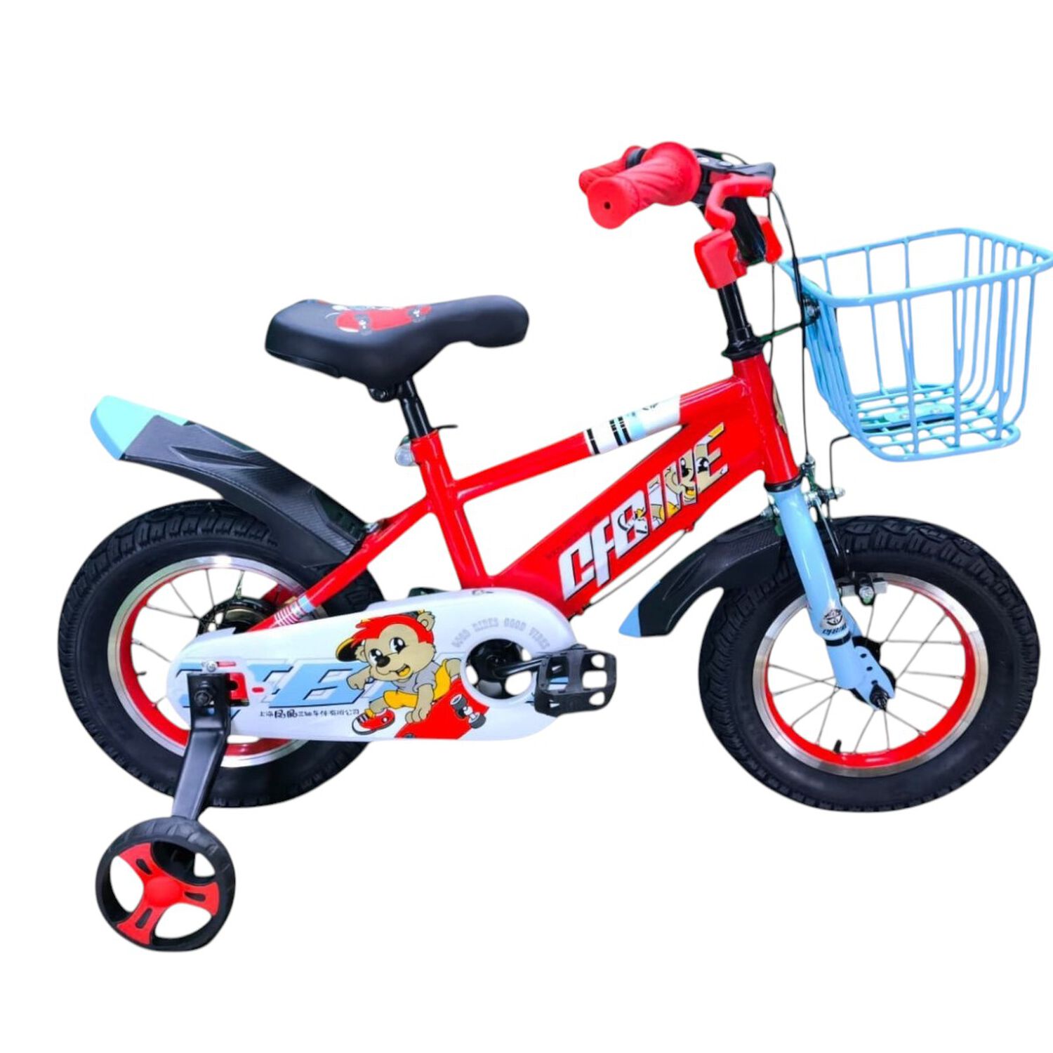Bicicleta Aro 12 Infantil Cfbike Rojo/celeste image number 0.0