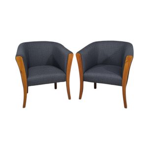 Sitiales En Lino Gris Oscuro