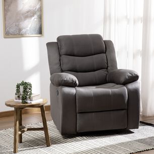 Berger Reclinable Moderno Gris Norman 2011chgr