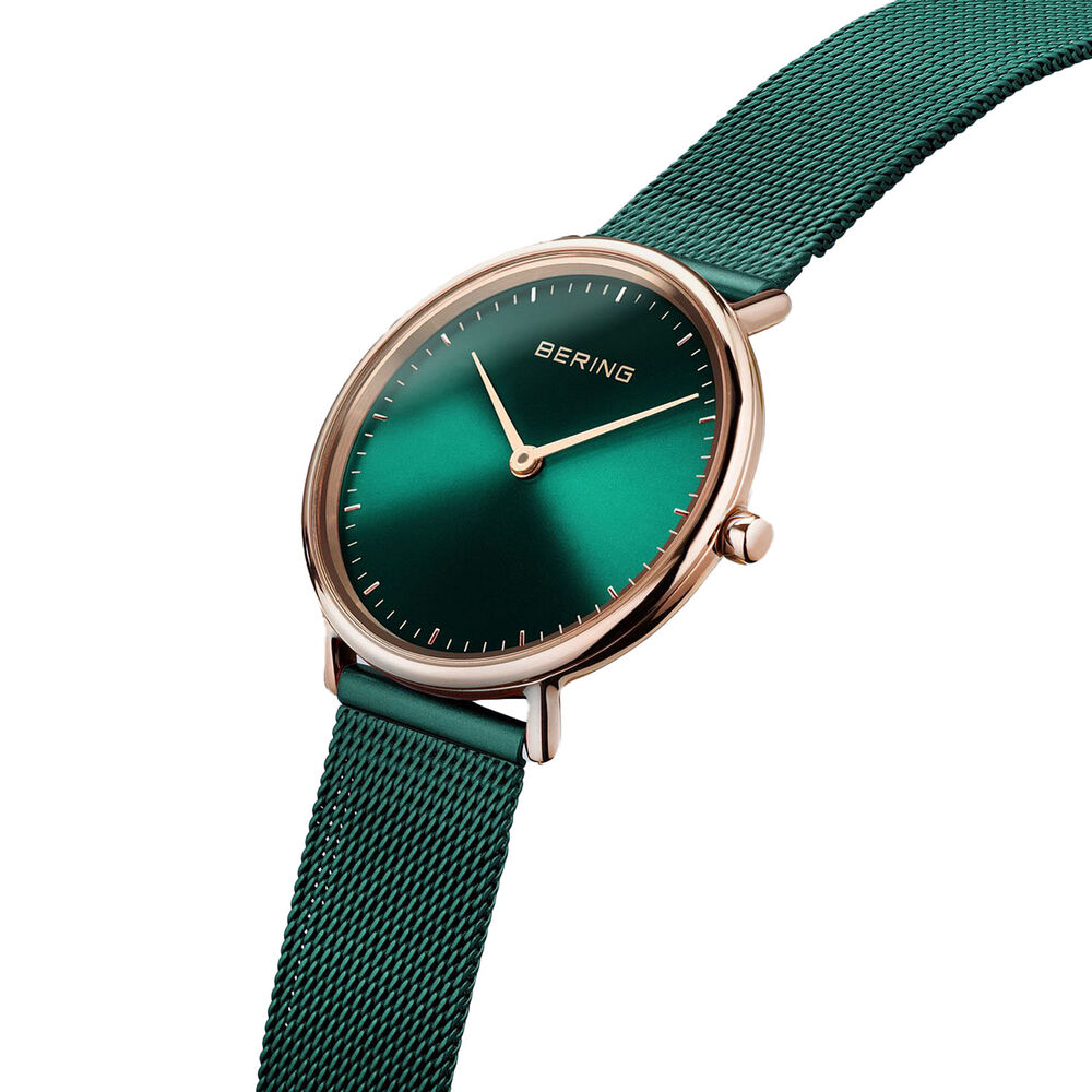 Reloj Bering 15729-868 Verde Mujer image number 2.0