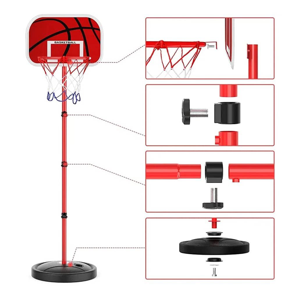 Aro De Basquet Baloncesto Port&aacute;til Para Ni&ntilde;os Ajustable image number 2.0