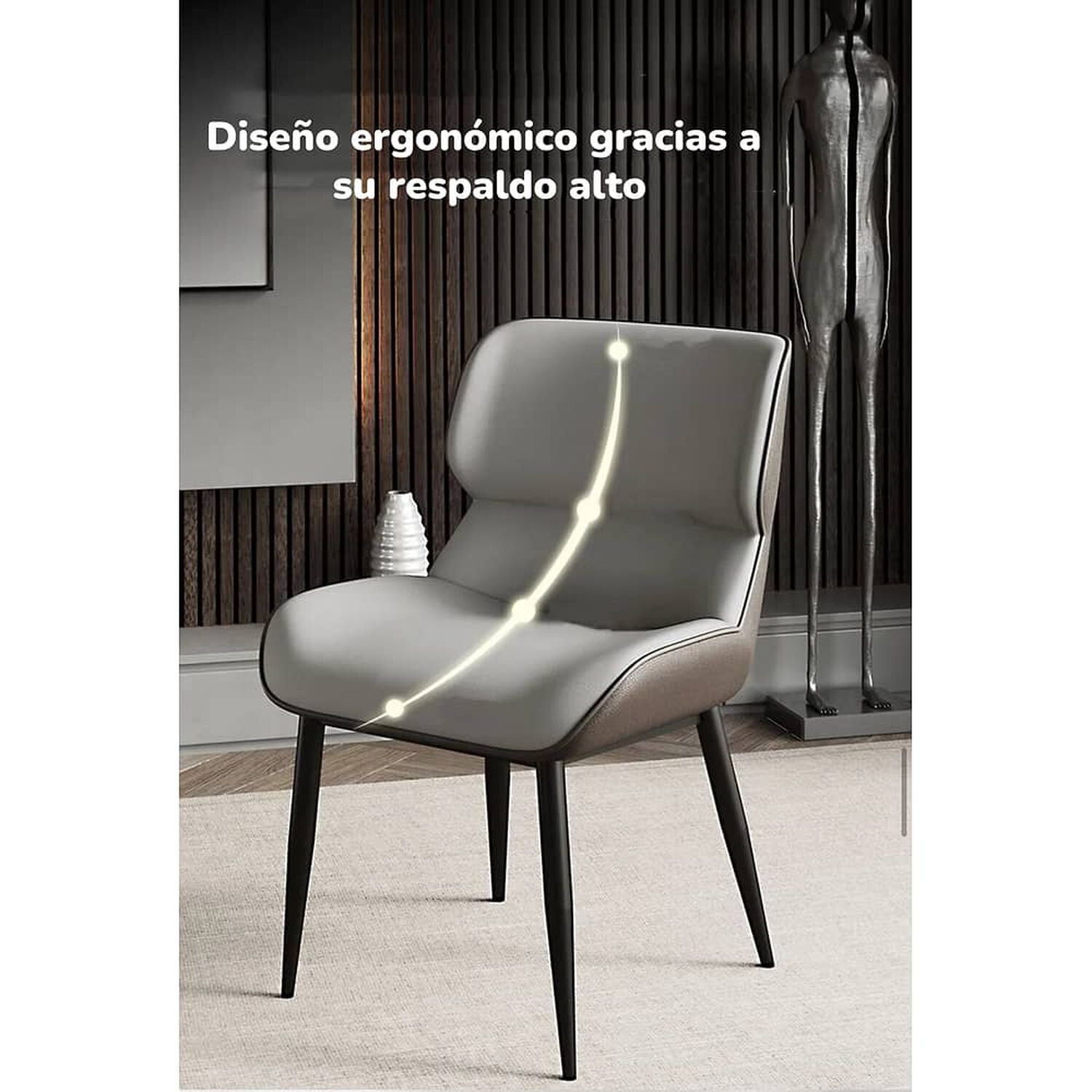 Pack 2 Sillas De Comedor Home Lubabycas image number 2.0