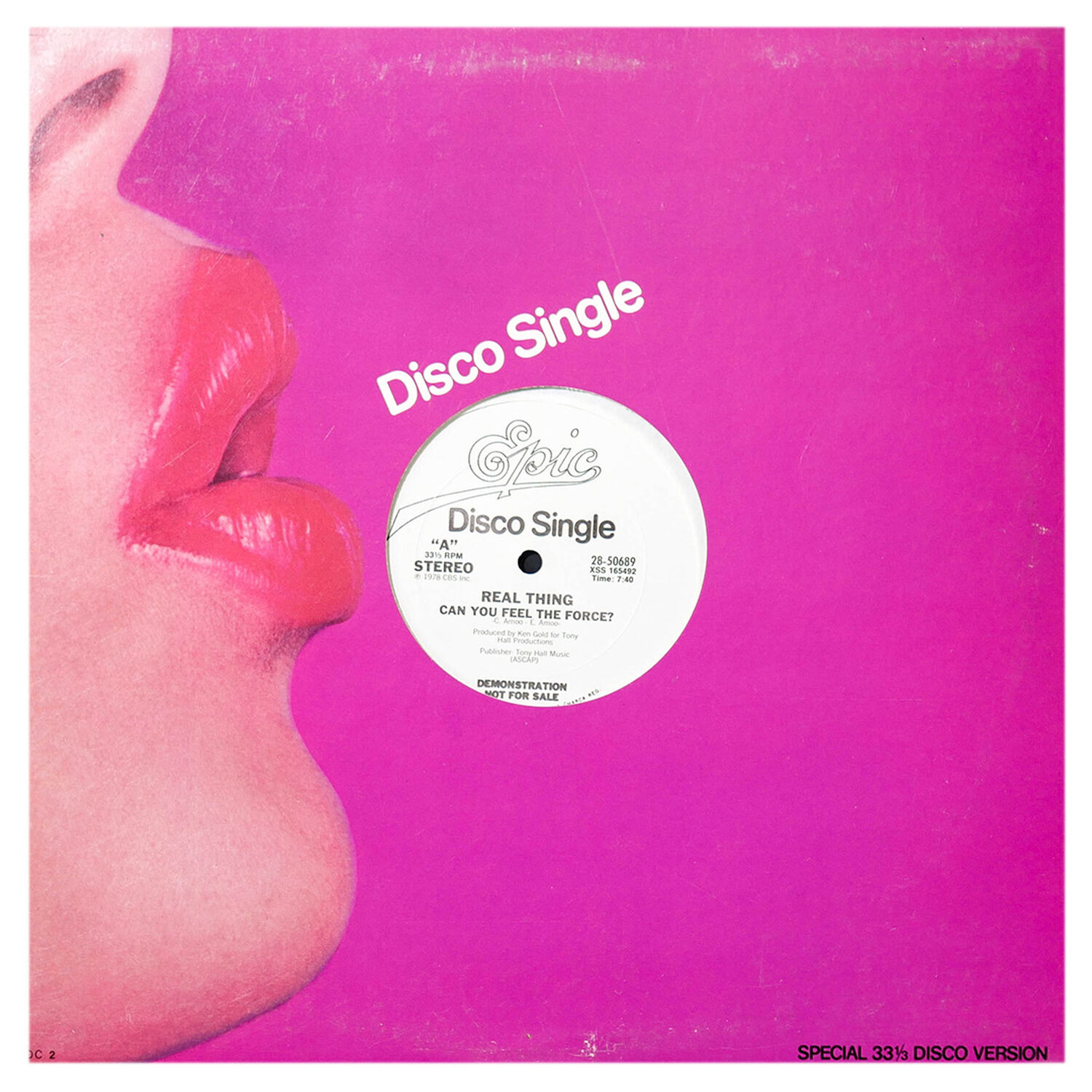 Real Thing - Can You Feel The Force | 12" Maxi Single Usado image number 0.0