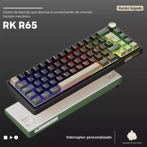 Teclado Mec&aacute;nico Rk R65 65% Gasket Mount - Royal Kludge