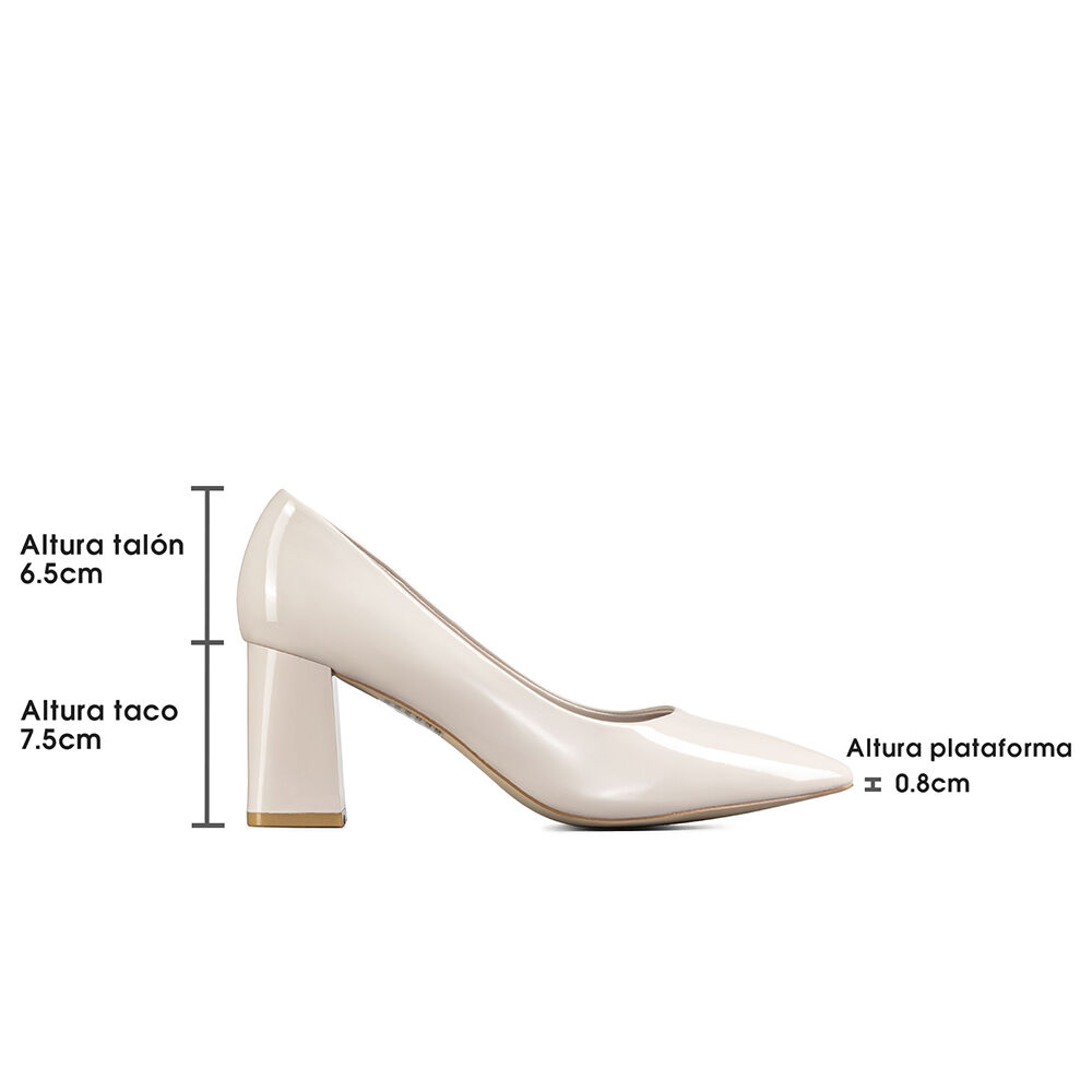 Zapato Taco Charol Puntiagudo Moda Mujer Weide You526 image number 7.0