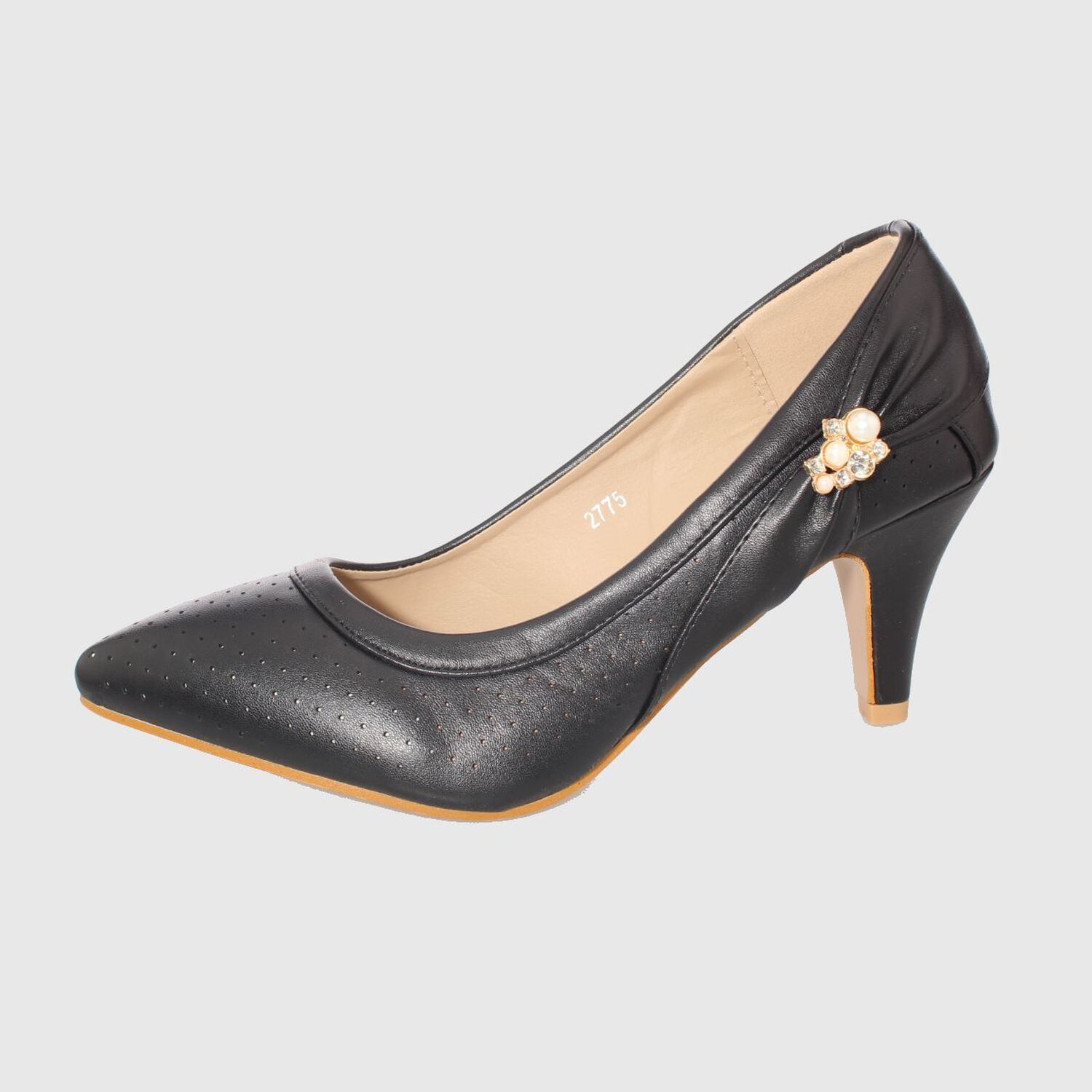 Zapato Taco Negro Mia Mia Art. 52775black image number 1.0