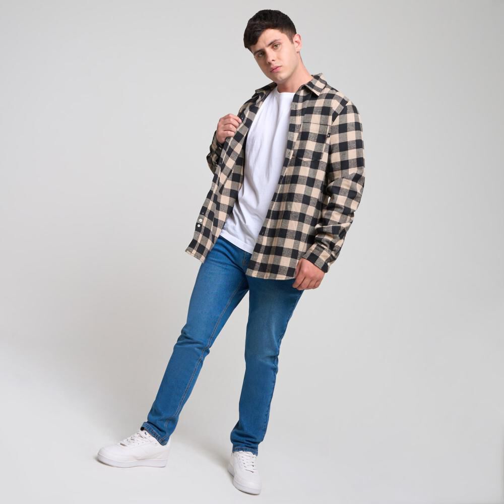 Jeans Tiro Medio Slim Hombre Skuad image number 1.0