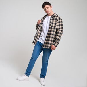 Jeans Tiro Medio Slim Hombre Skuad