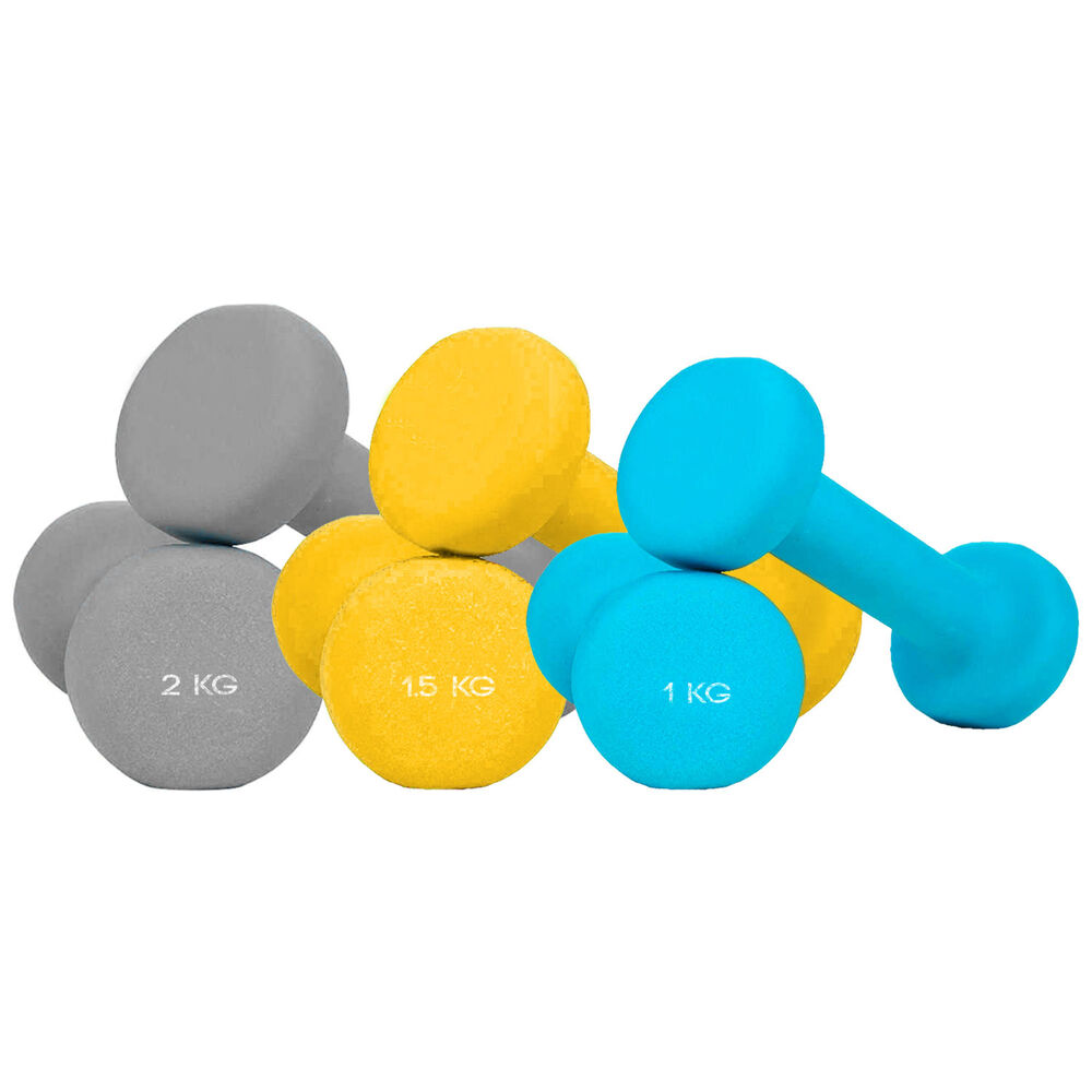 Set De Mancuernas De 9 Kg Recubiertas Con Neopreno image number 0.0