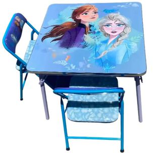 Mesa Infantil Didactica Plegable + 2 Sillas