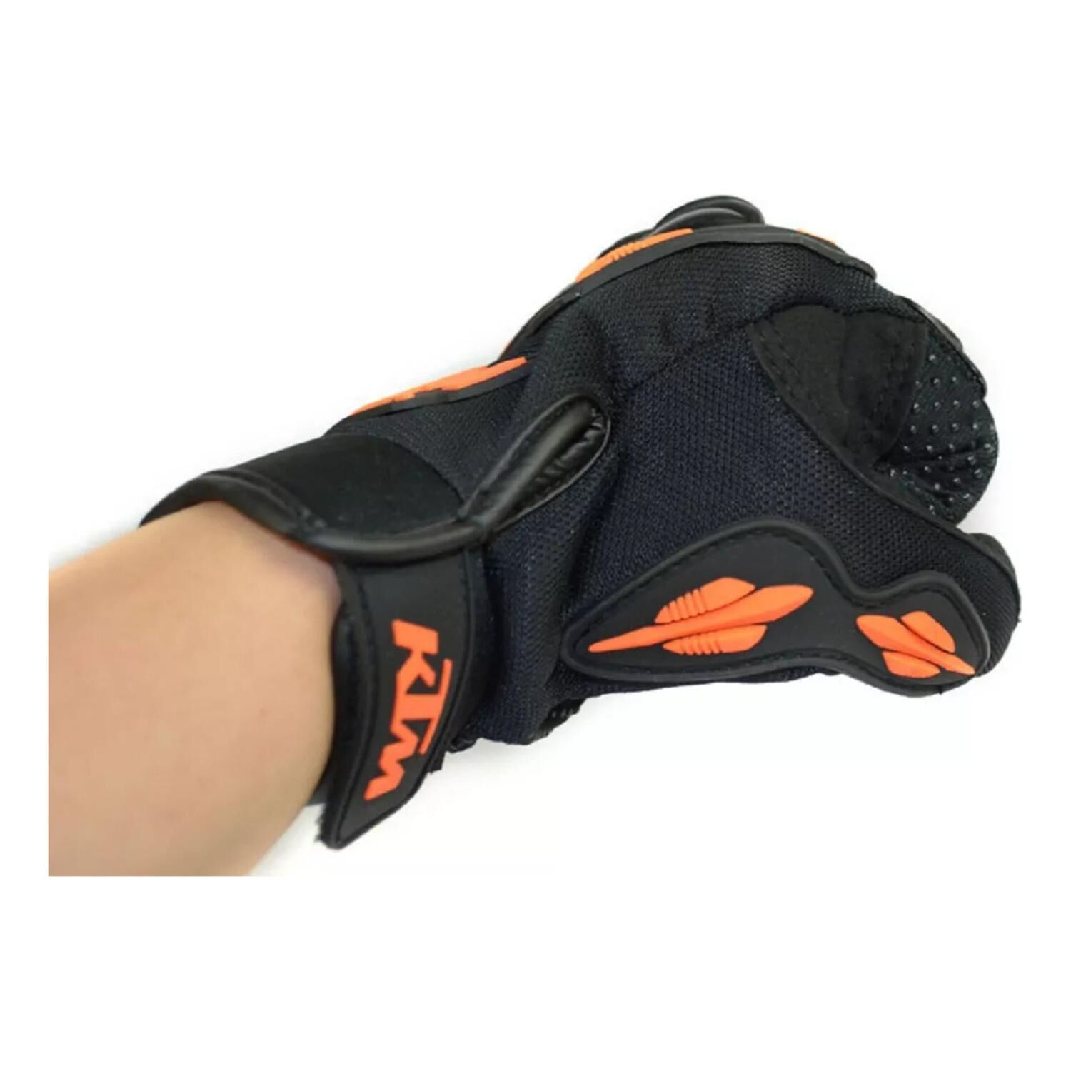 Guante Moto Bicicleta Naranjo Touch Premium image number 3.0