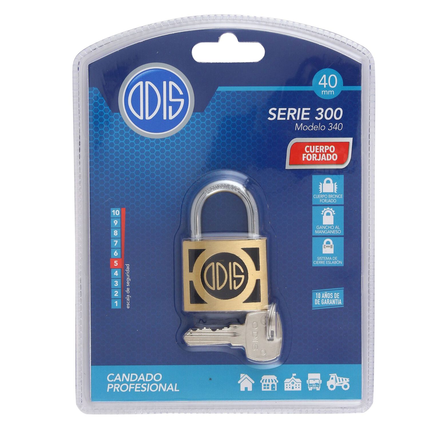 Candado Odis 340 40mm image number 6.0