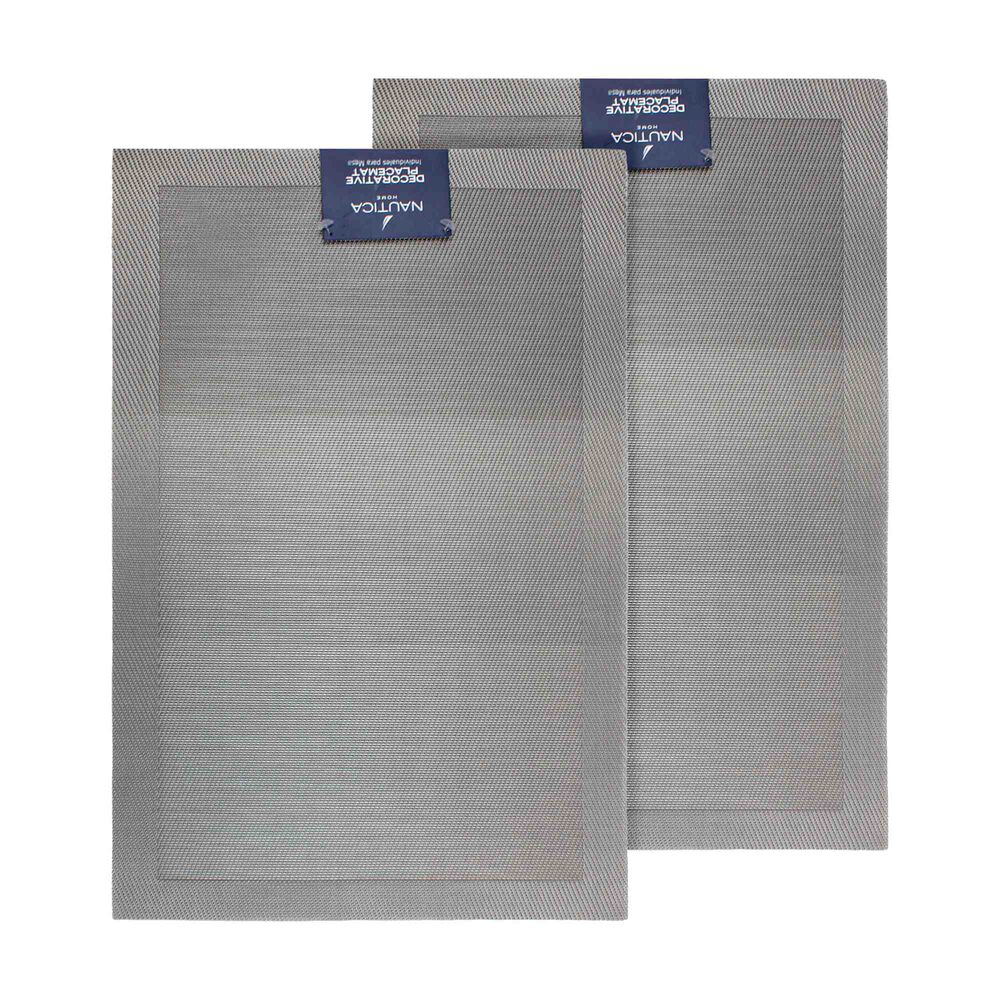 Pack 2 Individuales De Mesa Nautica Home 45x30cm Degrade Gris image number 3.0