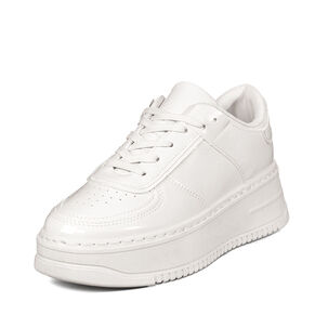 Zapatilla Deportiva Plataforma Charol Mujer Weide Lt132