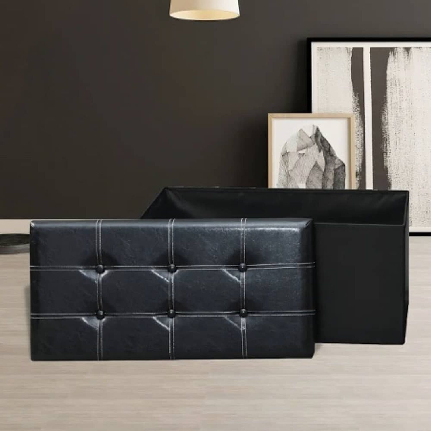 Baul Puff Baul Negro image number 1.0
