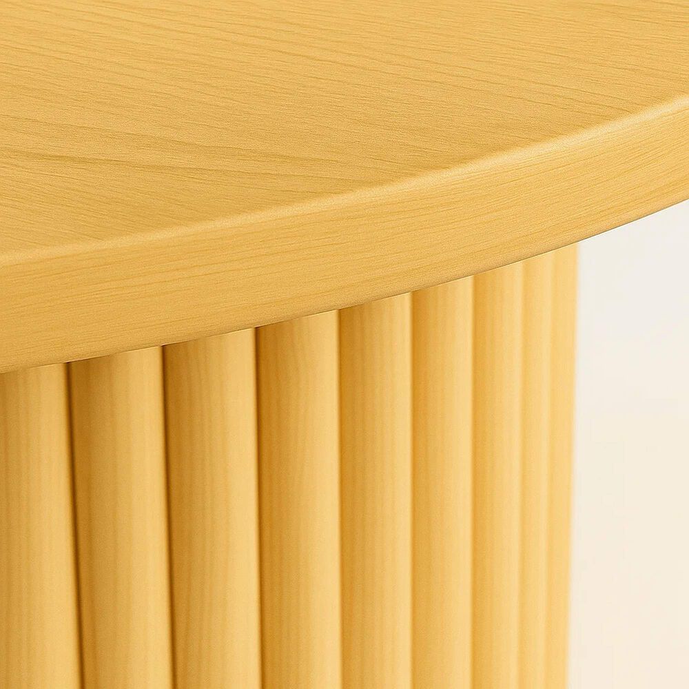 Mesa Redonda N&oacute;rdica Armon&iacute;a De 130 Cm Madera Natural image number 5.0