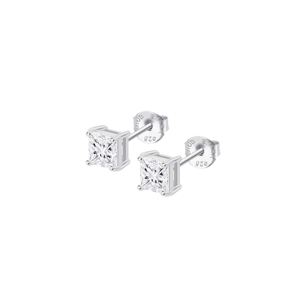 Aros Lp3835-4/1 Lotus Silver Mujer Charming Lady Swarovski image number 0.0