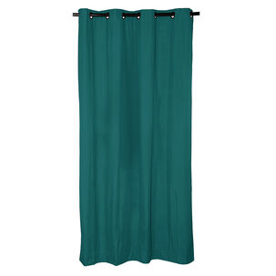 Set 2 Cortinas Bo Microfibra Turquesa 140x225