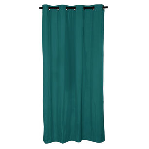 Set 2 Cortinas Bo Microfibra Turquesa 140x225