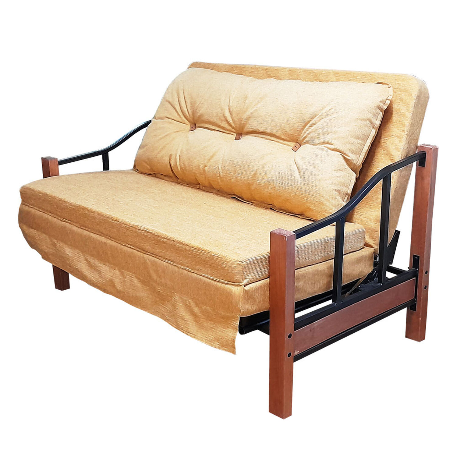 Sofa Cama 2 Cuerpos Ranco " Mostaza" image number 0.0