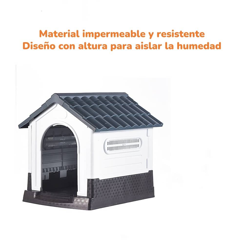 Casa De Perro Exterior Extra Grande 105cm Azul 452 Lubabycas image number 4.0