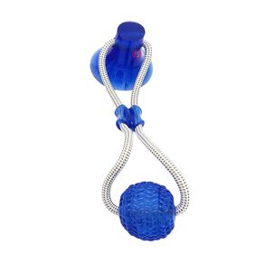 Juguete Perro Con Ventosa Y Pelota El&aacute;stico Duradero - Ps