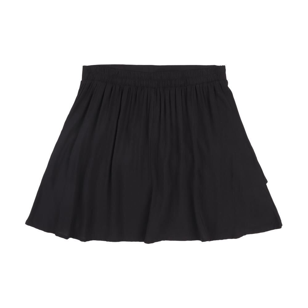 Falda Mini Con Vuelos Tiro Medio Regular Mujer Freedom image number 1.0