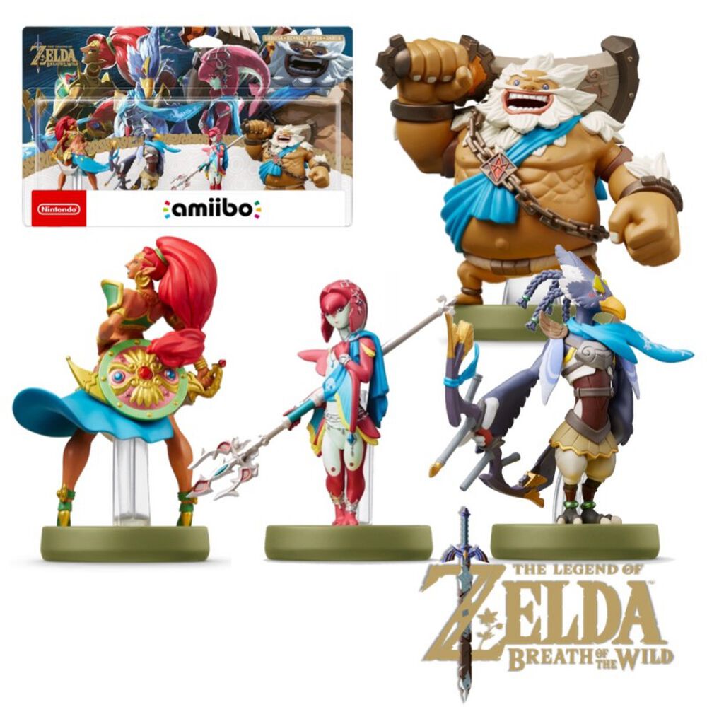 Amiibo Urbosa, Revali, Mipha, Daruk - Zelda Breath Of The Wild Nintendo image number 0.0