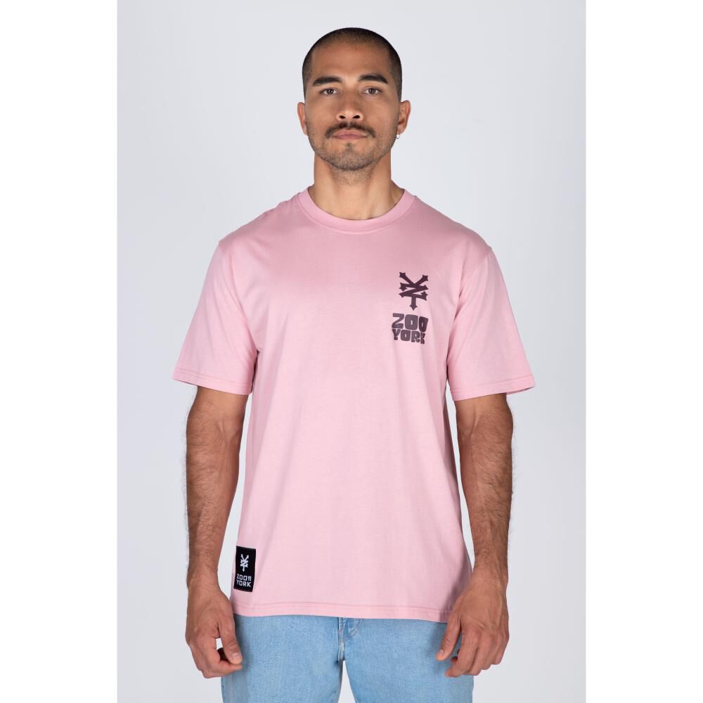 Polera Lisa Manga Corta Cuello Redondo Hombre Zoo York image number 0.0