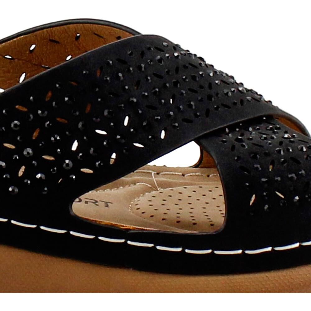 Sandalia Mujer New Walk Xa2122-301 Negro image number 3.0